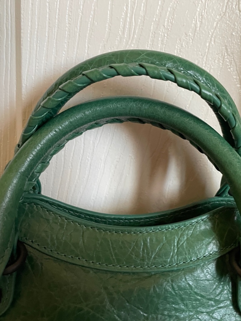 BEAUTIFUL BALENCIAGA LE CITY MINI BAG IN EMERALD GREEN PERFECT CONDITION! - Picture 11 of 15